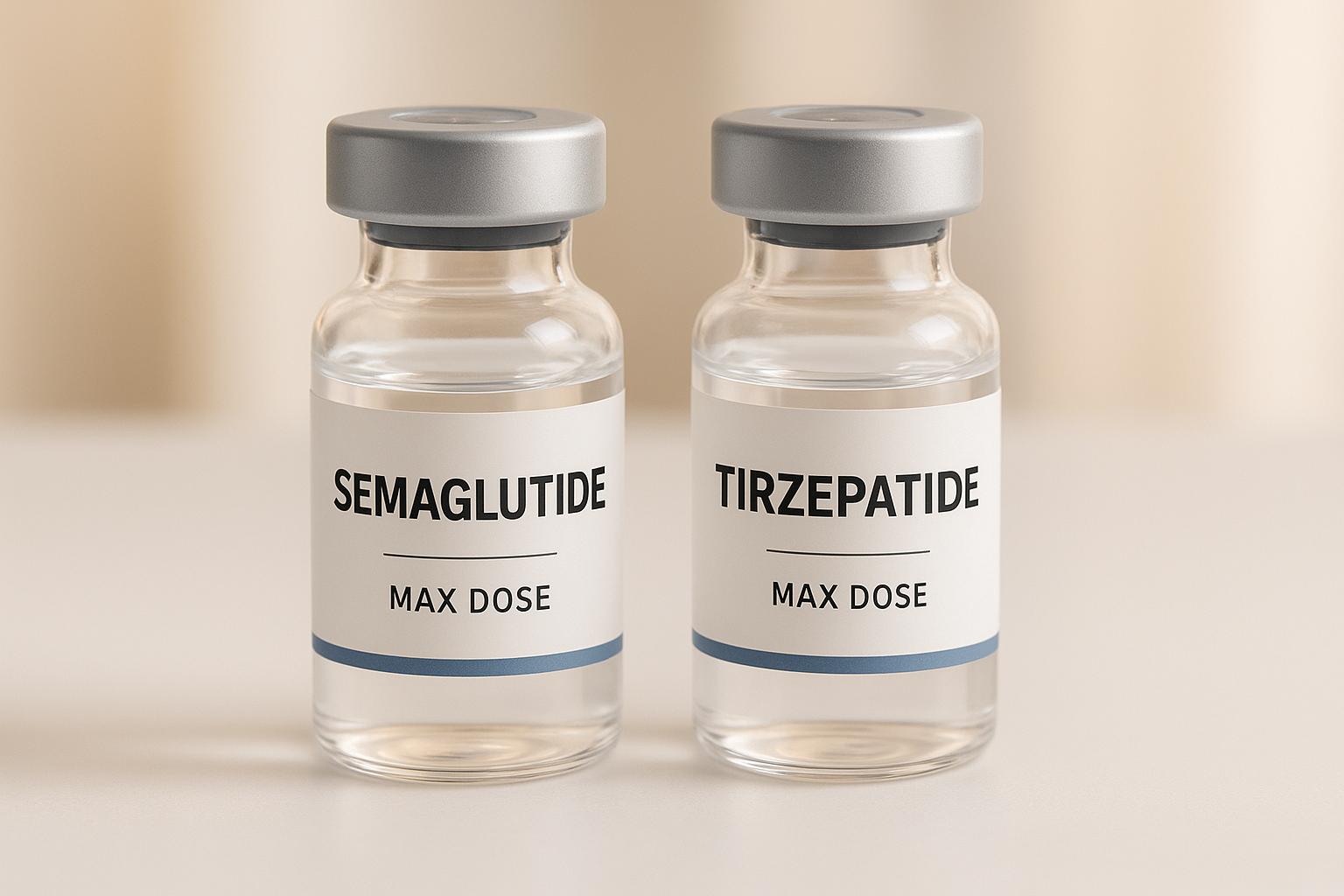 Semaglutide vs. Tirzepatide: Max Dose