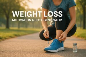 Weight Loss Motivation Quote Generator