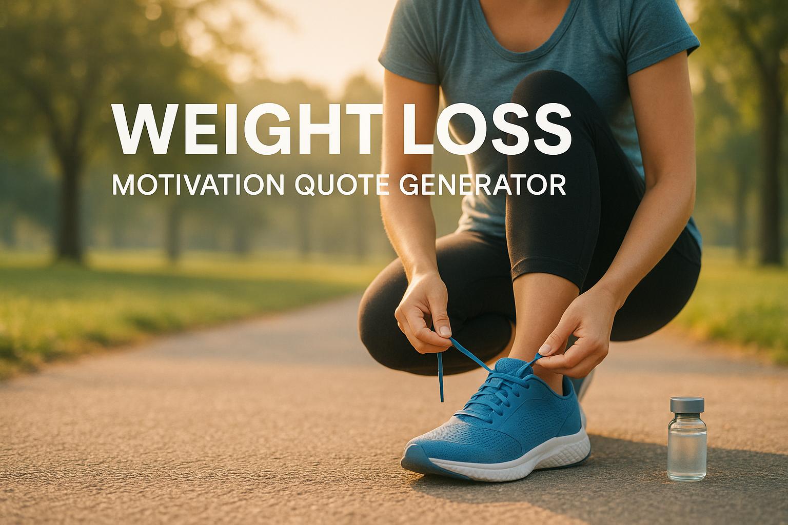 Weight Loss Motivation Quote Generator