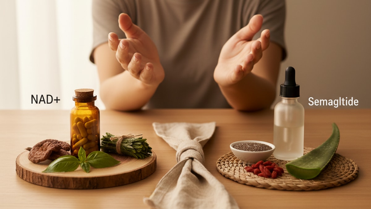 NAD+ vs Semaglutide — Mechanisms, Results & Clinical Reality