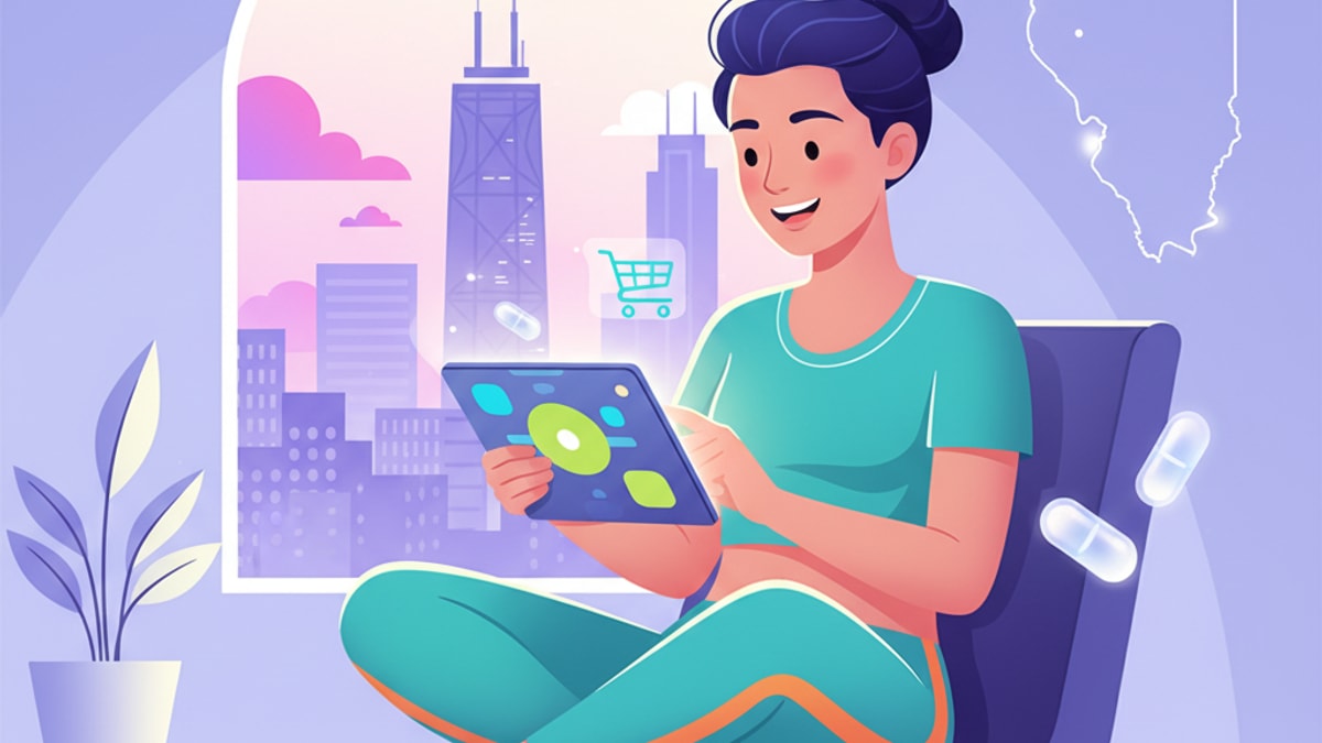 Buy NAD+ Online Illinois — Licensed Telehealth Delivery