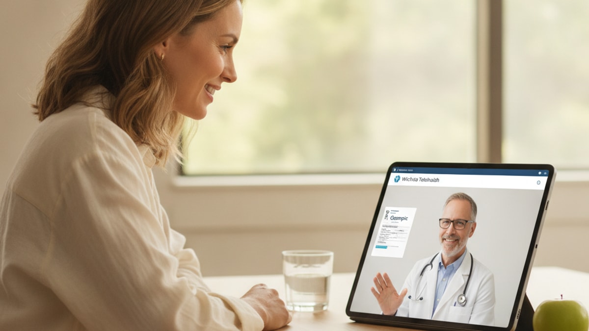 Telehealth Ozempic Wichita — Prescribed Online, Shipped Fast