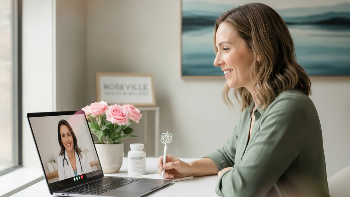 Telehealth Wegovy Roseville — Prescribed Online, Shipped