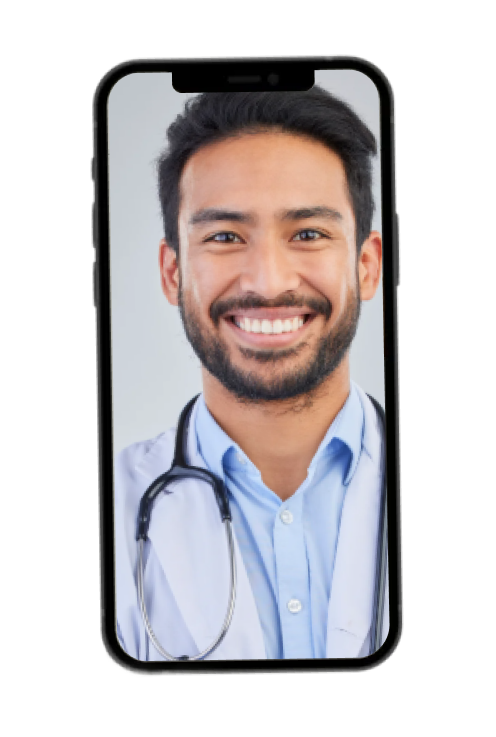 Doctor review shown on a phone